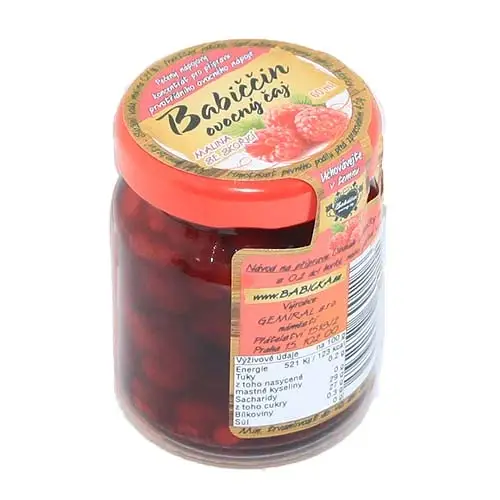 Výhodná Nabídka Tea Trade s.r.o. Babiččin ovocný čaj - Malina se skořicí 60ml