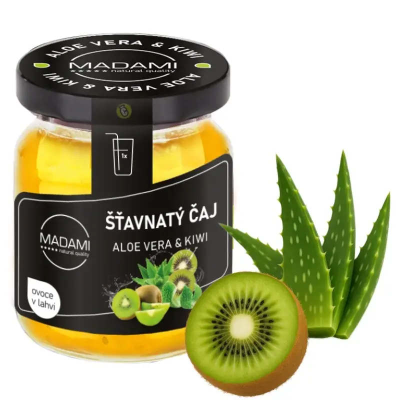 Pouze Dnes MADAMI s.r.o. Šťavnatý čaj Madami Aloe Vera & Kiwi 55g