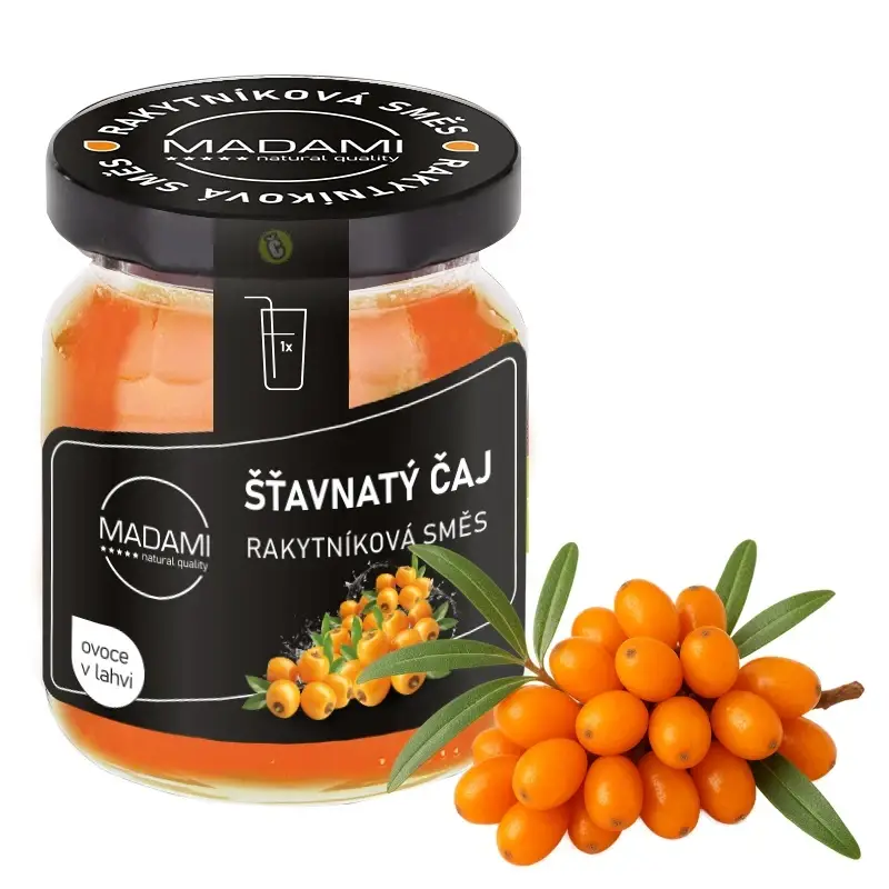 Rychlé Dodání MADAMI s.r.o. Šťavnatý čaj Madami Rakytníková směs 55g