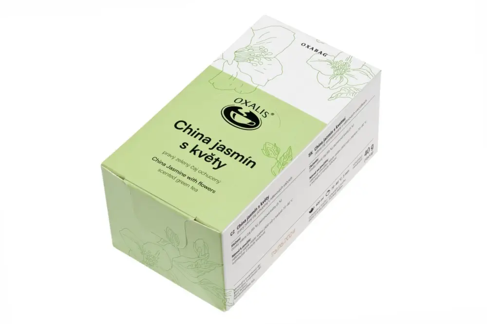 Oxalis Čaj Oxabag - China jasmín s květy (10 sáčků) Cenová Bomba