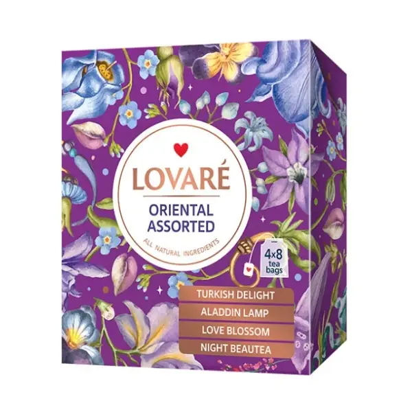 Finální Výprodej Kolekce čajů Lovaré Oriental Tea Assorted (32 sáčků)