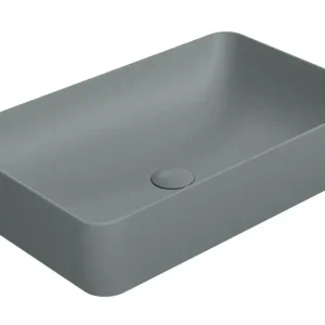 Cenová Bomba GSI NUBES keramické umyvadlo na desku 60x38cm, agave mat