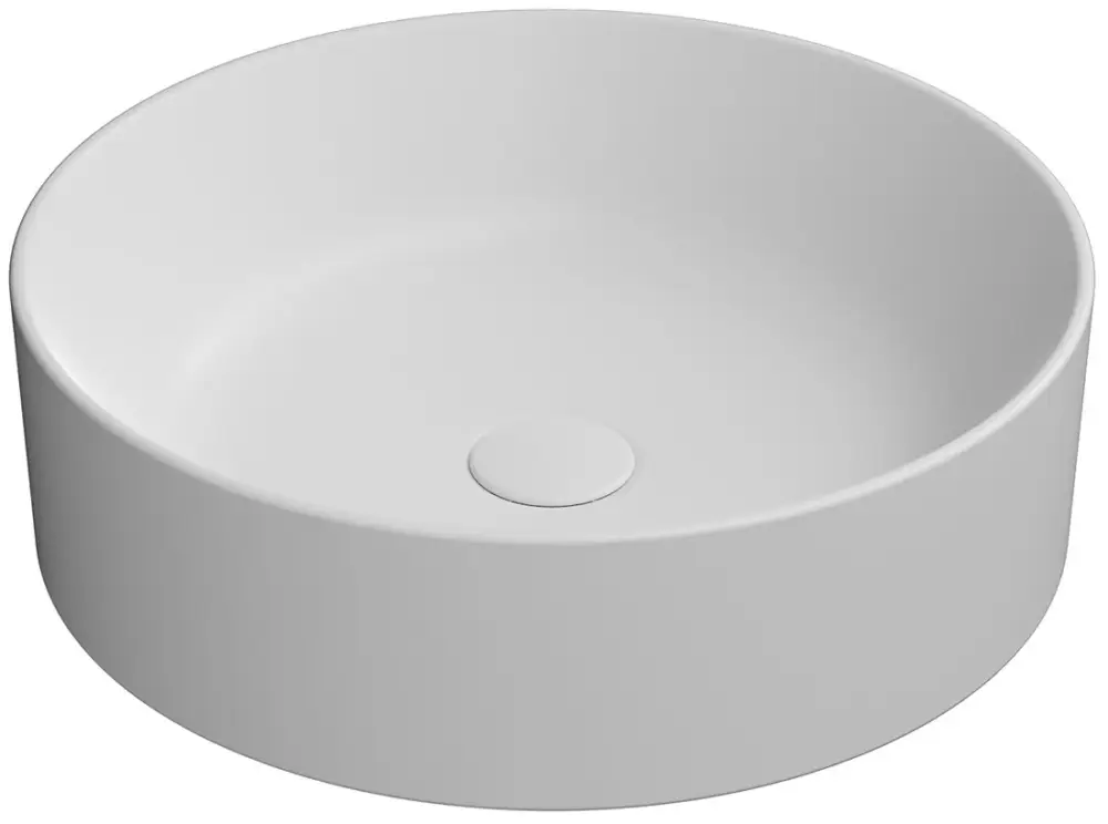 Dokud Zásoby Vydrží GSI KUBE X keramické umyvadlo na desku, průměr 45cm, bílá mat