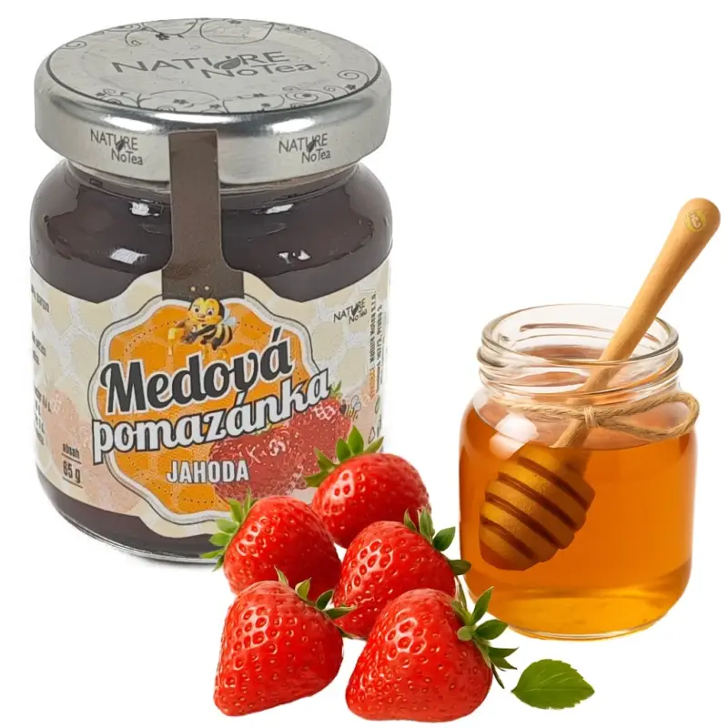 Oblíbený Nature NoTea s.r.o. Medová pomazánka NoTea Jahoda 65g