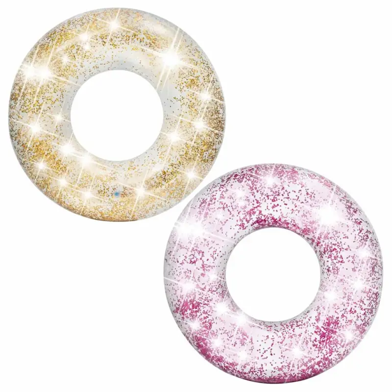 Autentický Intex 56274 Nafukovací kruh Sparkling Glitter zlatá