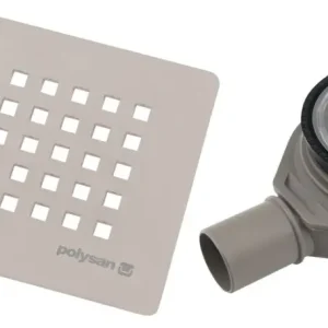 Top Prodej POLYSAN TRENECA vaničkový sifon, průměr 90mm, DN40, krytka béžová mat