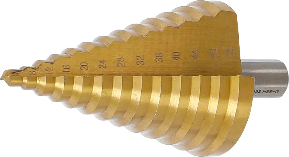 BGS Kónický vrták,s titanovým povrchem,O 6 - 52 mm - BGS 74432 Nejlepší Cena