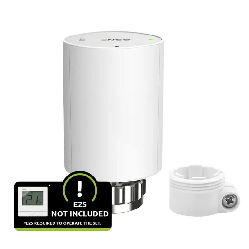 ENGO Controls Termostatická radiátorová hlavice ETRV-M30+RA, ENGO Smart, TUYA Finální Výprodej