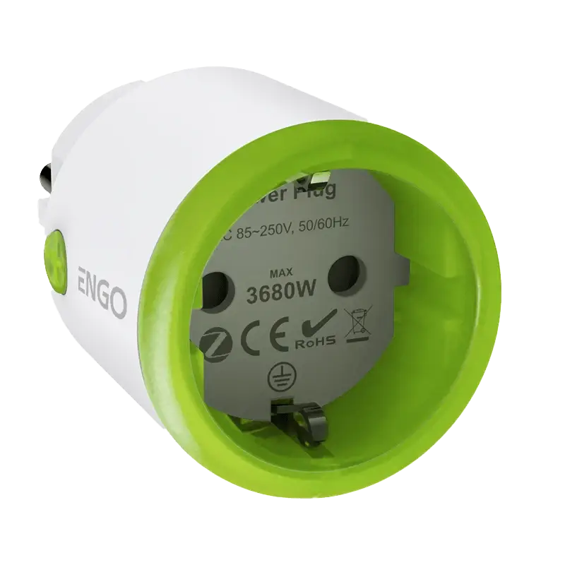 ENGO Controls Chytrá zásuvka EPLUG-ZB, 16A, ENGO Smart, TUYA Speciální Cena