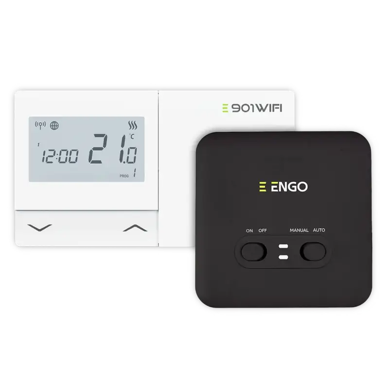 ENGO Controls Bezdrátový programovatelný Wi-Fi termostat E901-WIFI, ENGO Smart, TUYA Horká Nabídka