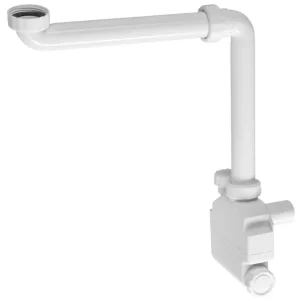 Víkendová Akce BRUCKNER SQUID nábytkový sifon šetřící místo, 5/4", odpad 32mm, bílá