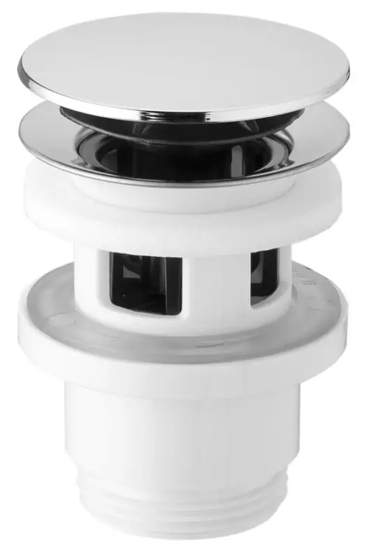 BRUCKNER Umyvadlová výpust 5/4“, click-clack, velká zátka, 32-52mm, ABS/chrom Speciální Cena