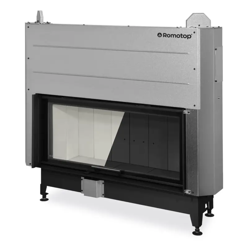 ROMOTOP Krbová vložka HEAT 3G L 110.50.06, rovné s výsuvnými dvířky, Černý Igniton Ověřený