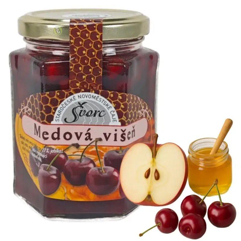 Milan Švorc Staročeské Novoměstské čaje - Medová višeň 275ml Speciální Cena