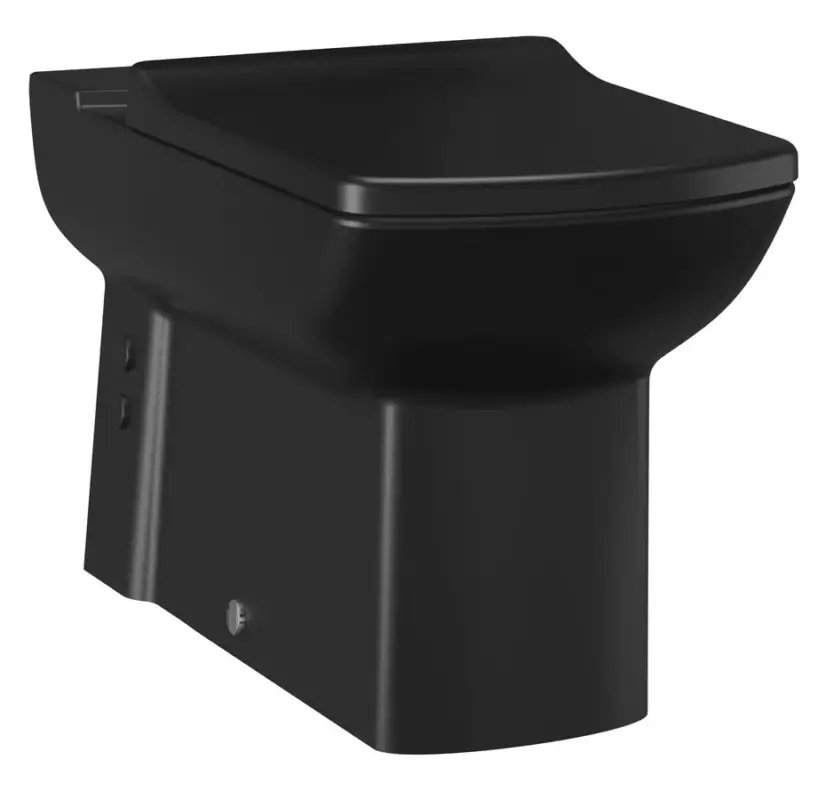 CREAVIT LARA WC mísa pro kombi, spodní/zadní odpad, 35x64cm, černá mat Oblíbený