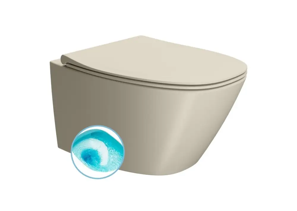 GSI MODO závěsná WC mísa, Swirlflush, 37x54cm, creta dual-mat Časově Omezené