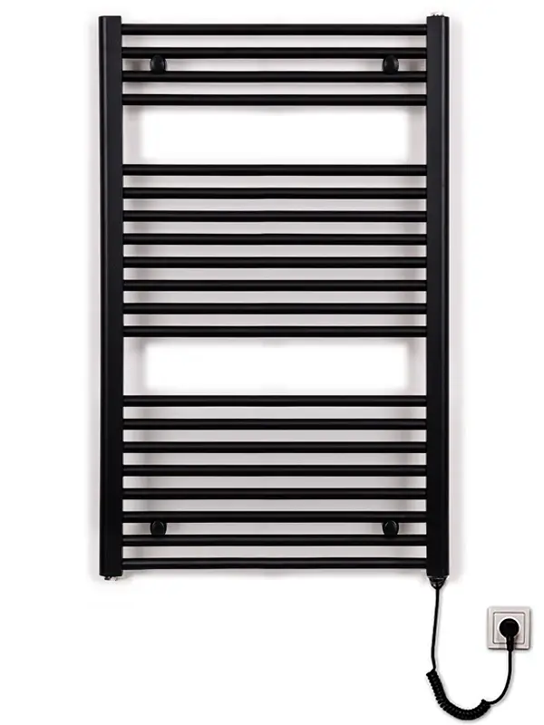Koupelnový radiátor elektrický Thermal KD-E 600/ 960 - 400W - černý mat Výhodná Nabídka
