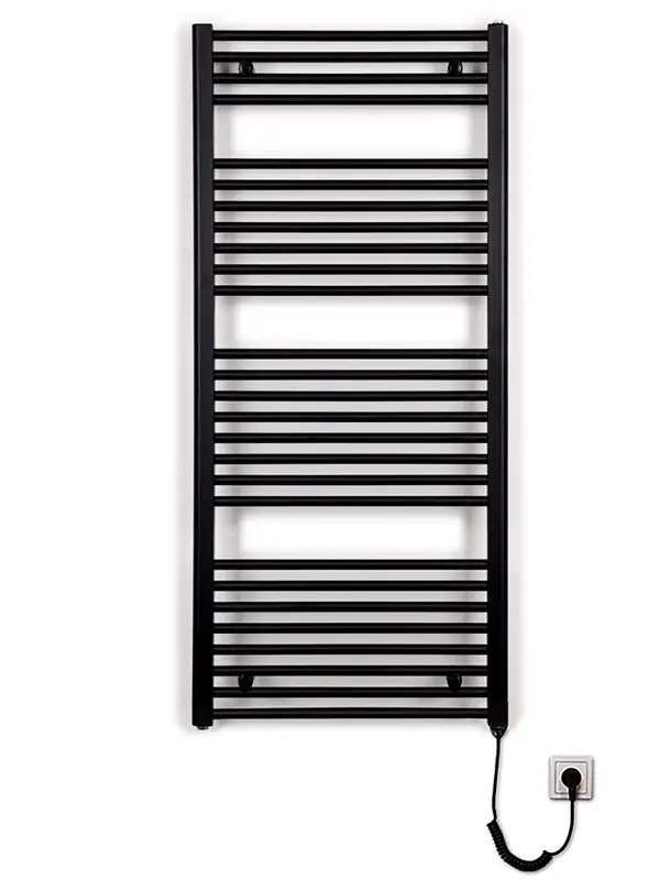 Oblíbený Koupelnový radiátor elektrický Thermal KD-E 600/1320 - 600W - černý mat