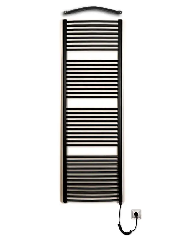 Výprodej Koupelnový radiátor elektrický Thermal KDO-E 600/1840 - 900W, pravý - černý mat