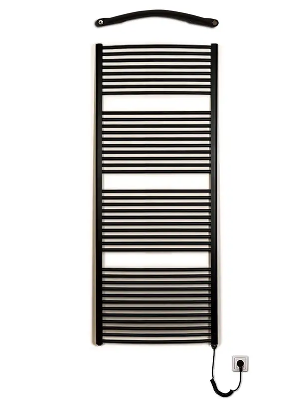 Akční Nabídka Koupelnový radiátor elektrický Thermal KDO-E 750/1840 - 1000W, pravý - černý mat
