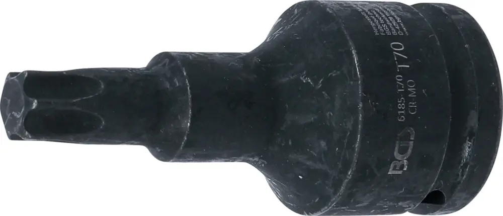 Novinka BGS Hlavice zástrčná tvrzená, délka 100 mm, 20 mm (3/4"), T-profil (pro Torx) T70 - BGS 6185-T