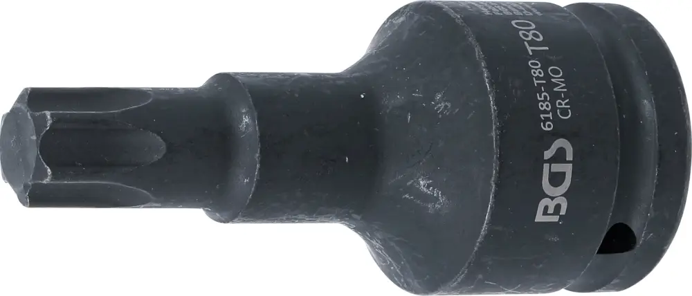 Super Cena BGS Hlavice zástrčná tvrzená, délka 100 mm, 20 mm (3/4"), T-profil (pro Torx) T80 - BGS 6185-T