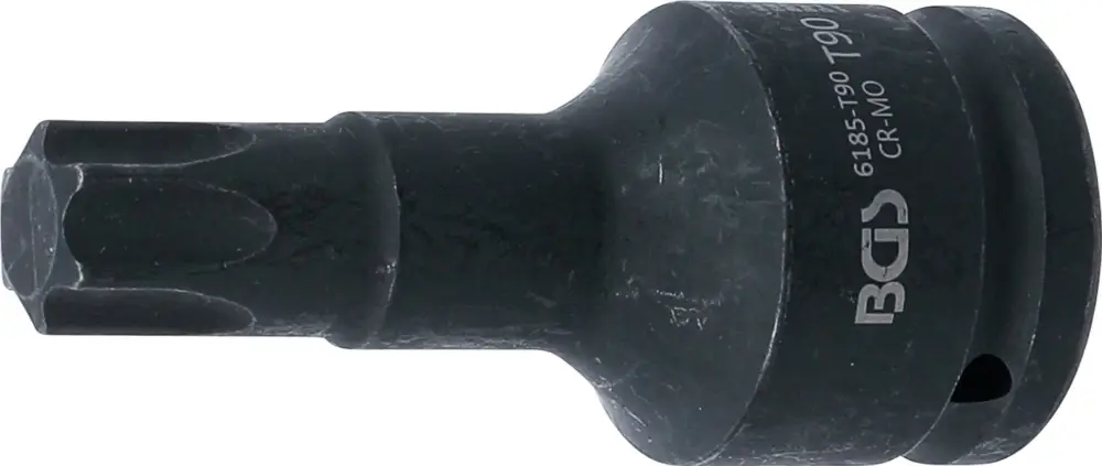 Ověřený BGS Hlavice zástrčná tvrzená, délka 100 mm, 20 mm (3/4"), T-profil (pro Torx) T90 - BGS 6185-T