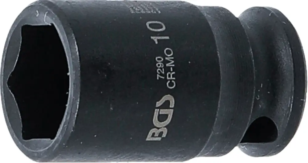 BGS Silová nástrčná hlavice, šestihranná,6,3 mm (1/4"),10 mm Originální