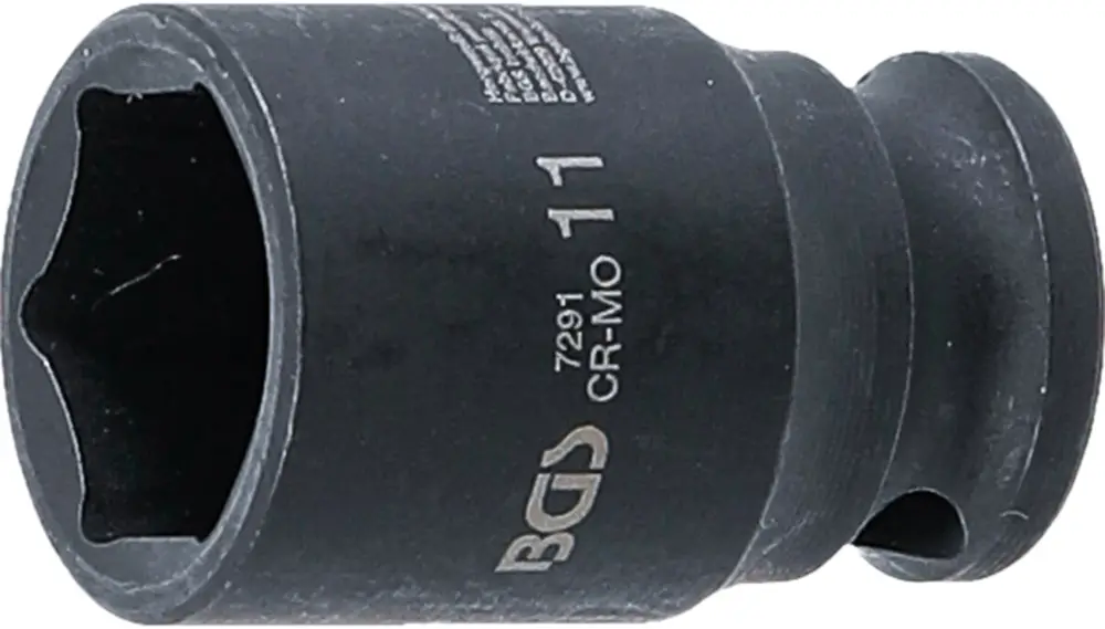 BGS Silová nástrčná hlavice, šestihranná,6,3 mm (1/4"),11 mm Ihned K Objednání