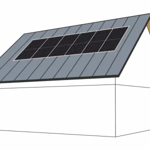 Cenová Bomba Solar Kerberos střešní konstrukce na šikmou plechovou střechu pro 6 panelů