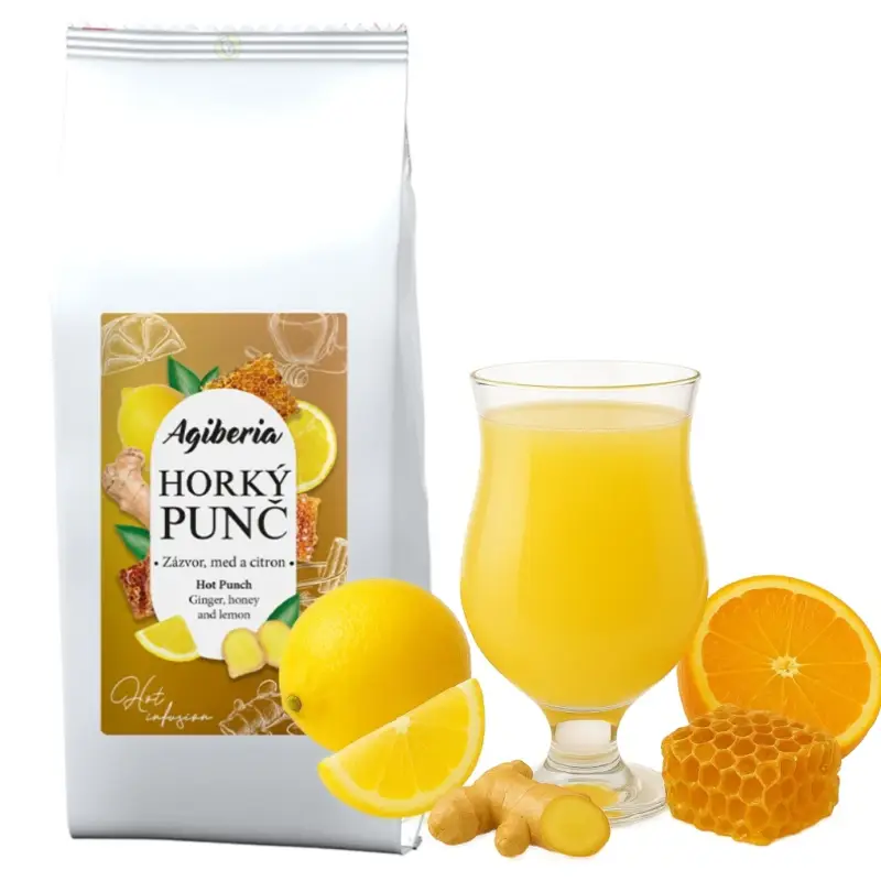 Akční Nabídka AG FOODS Group a.s. Agiberia Horký punč Zázvor, med a citron 1000g