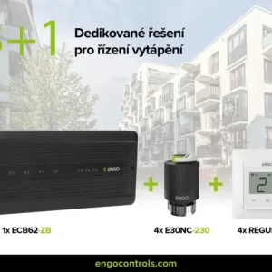 Sezónní Sleva ENGO CONTROLS Komplet pro váš byt 3+1 WiFi, podlahové vytápění
