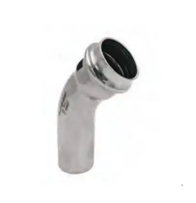 Koupit Online Nerez lisovací koleno 45° 1040 - 42 mm - pro topení i pitnou vodu F/M