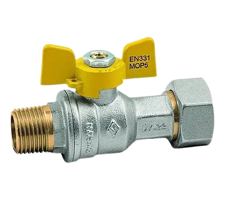 Akční Nabídka Kulový kohout plyn motýl s převlečnou maticí 1/2" x 3/4" závit venkovní
