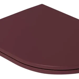 ISVEA INFINITY WC sedátko, SLIM, Soft Close, Easy Take, maroon red Finální Výprodej