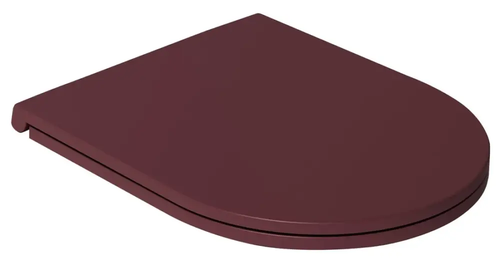 ISVEA INFINITY WC sedátko, SLIM, Soft Close, Easy Take, maroon red Finální Výprodej