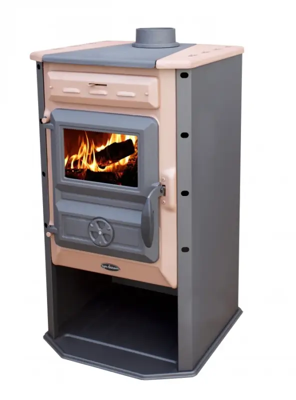 Finální Výprodej TIM SISTEM Krbová kamna na dřevo Magic Stove ECO, 6,9 kW, hnědá