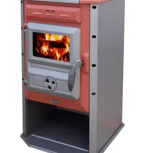 TIM SISTEM Krbová kamna na dřevo Magic Stove ECO, 6,9 kW, červená Sezónní Sleva
