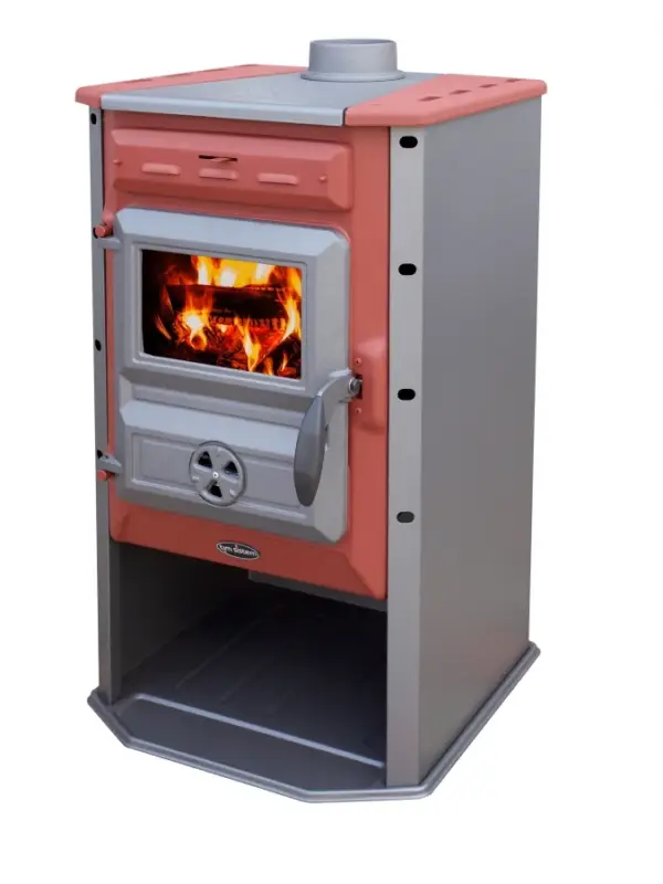 TIM SISTEM Krbová kamna na dřevo Magic Stove ECO, 6,9 kW, červená Sezónní Sleva