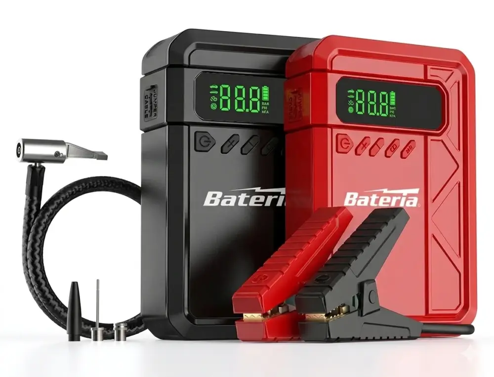 Bateria Startovací powerbanka s kompresorem Expresní Doručení